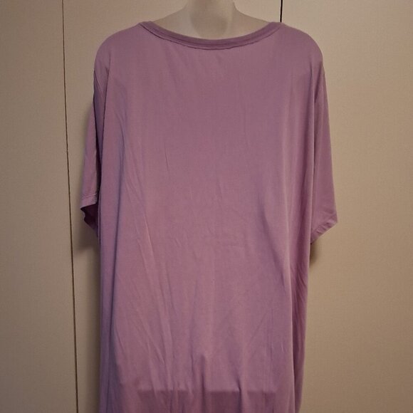 Nike women's tee oversized 3X purple lightweight soft top stretchy - Picture 3 of 4
